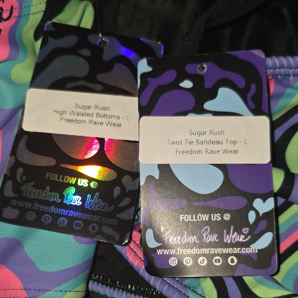Freedom Rave Wear Sugar Rush (L) Set - Picture 4 of 5